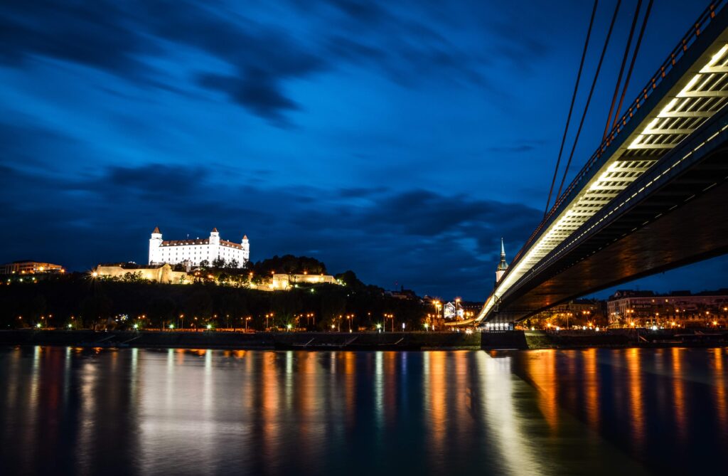 Fotenie Bratislava: Most SNP a Bratislavský hrad